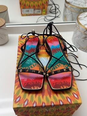 Valentino Garavani leather sandal